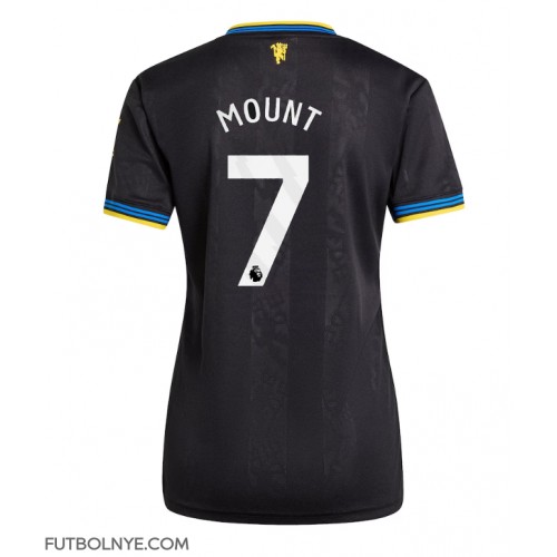 Camiseta Manchester United Mason Mount #7 Tercera Equipación para mujer 2025-26 manga corta